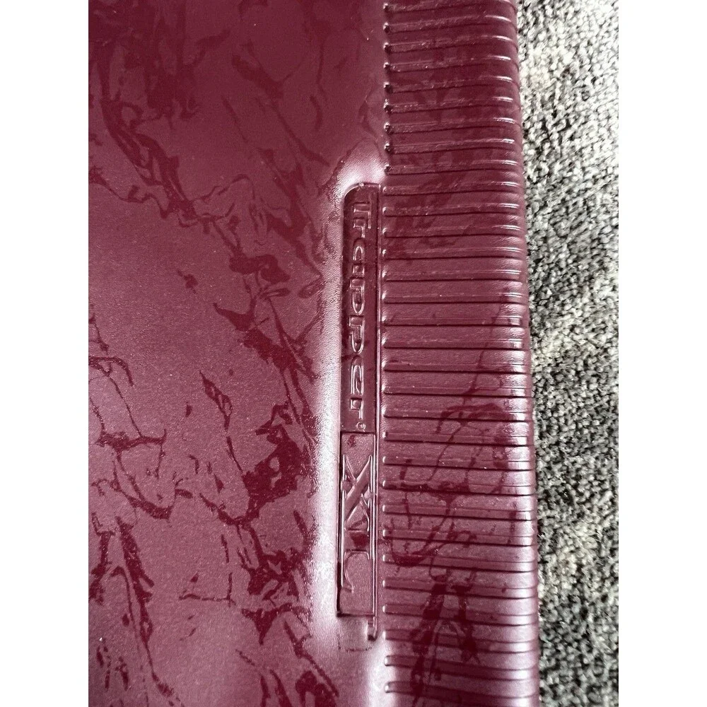 Vintage 1996 Mead Trapper Keeper XL Maroon Binder Notebook 90s w/Folder